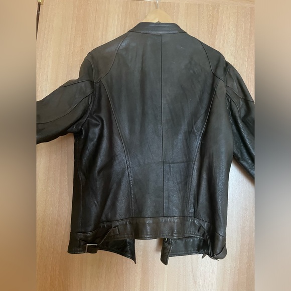 Absolute Joy - Men’s Leather Jacket - Dark Brown - size Medium - Picture 9 of 10